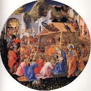 Fra Filippo Lippi The Adoration of the Magi oil painting reproduction